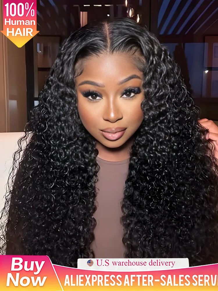 

44 Inch Water Deep Wave 13x4 13x6 Hd Lace Frontal Wigs Human Hair HD Lace Front Wig Curly Human Hair Wigs For Women