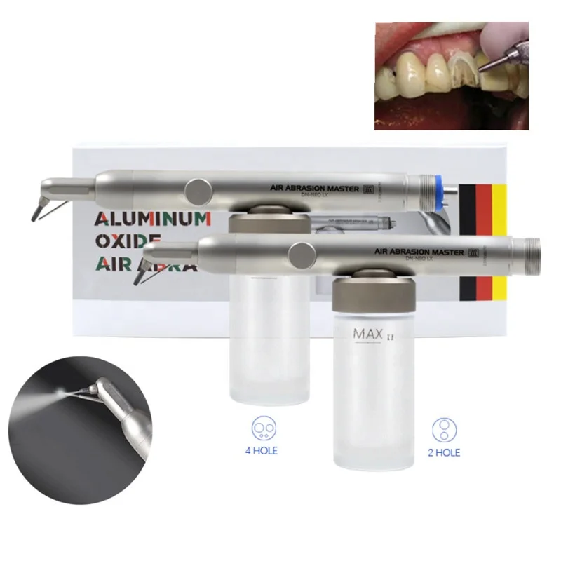 

Dental Air Polisher with Water Spray 0.6mm Nozzle High Quality Aluminum Oxide Air Abrasion Master Sandblaster for Teeth Whiteni