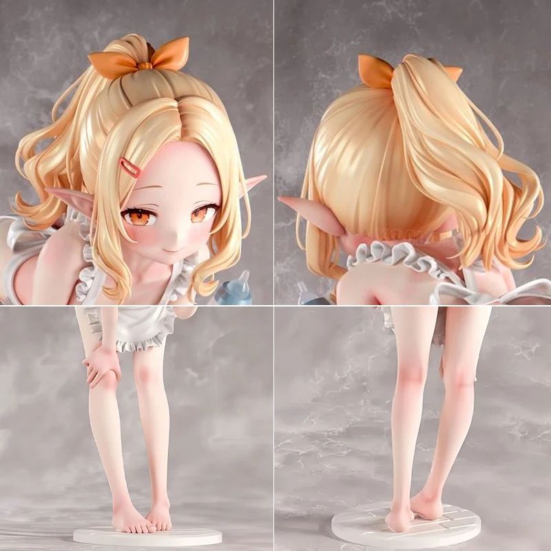 Figura de Anime de 20cm da Elfa Amaryllis com Peito Plano, Figura de Ação Emma Lily, Modelo de Boneca Shigure Ui