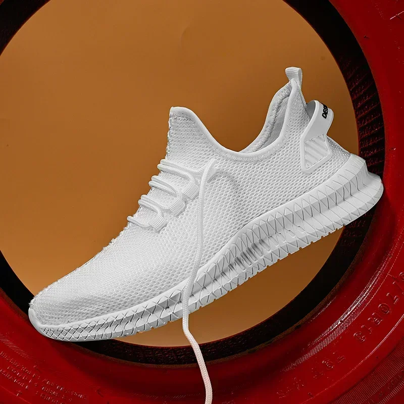 New Men Running Shoes Plus Size Lightweight Breathable Walking Shoes for Men Comfortable Non Slip Air Mesh Sneakers Man view 3