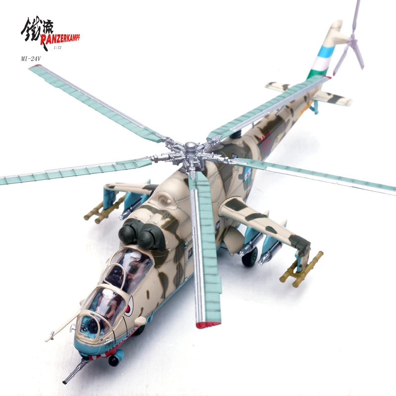 1:72 Scale Mi-24 Meter 24 Helicopter Model Azerbaijan Baku 2000 Diecast Alloy Toys Gifts Static Display Souvenir Collection