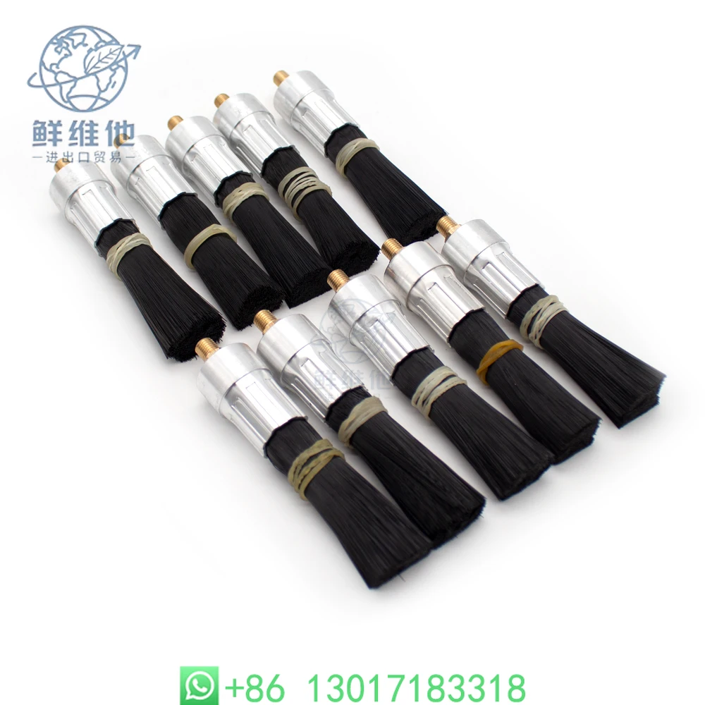 

10PCS Lubricating Round Oil Brush Chain Lubrication Brush Guideway Nylon Oiler Escalator Automatic Oiling Brush M8/M10 Thread