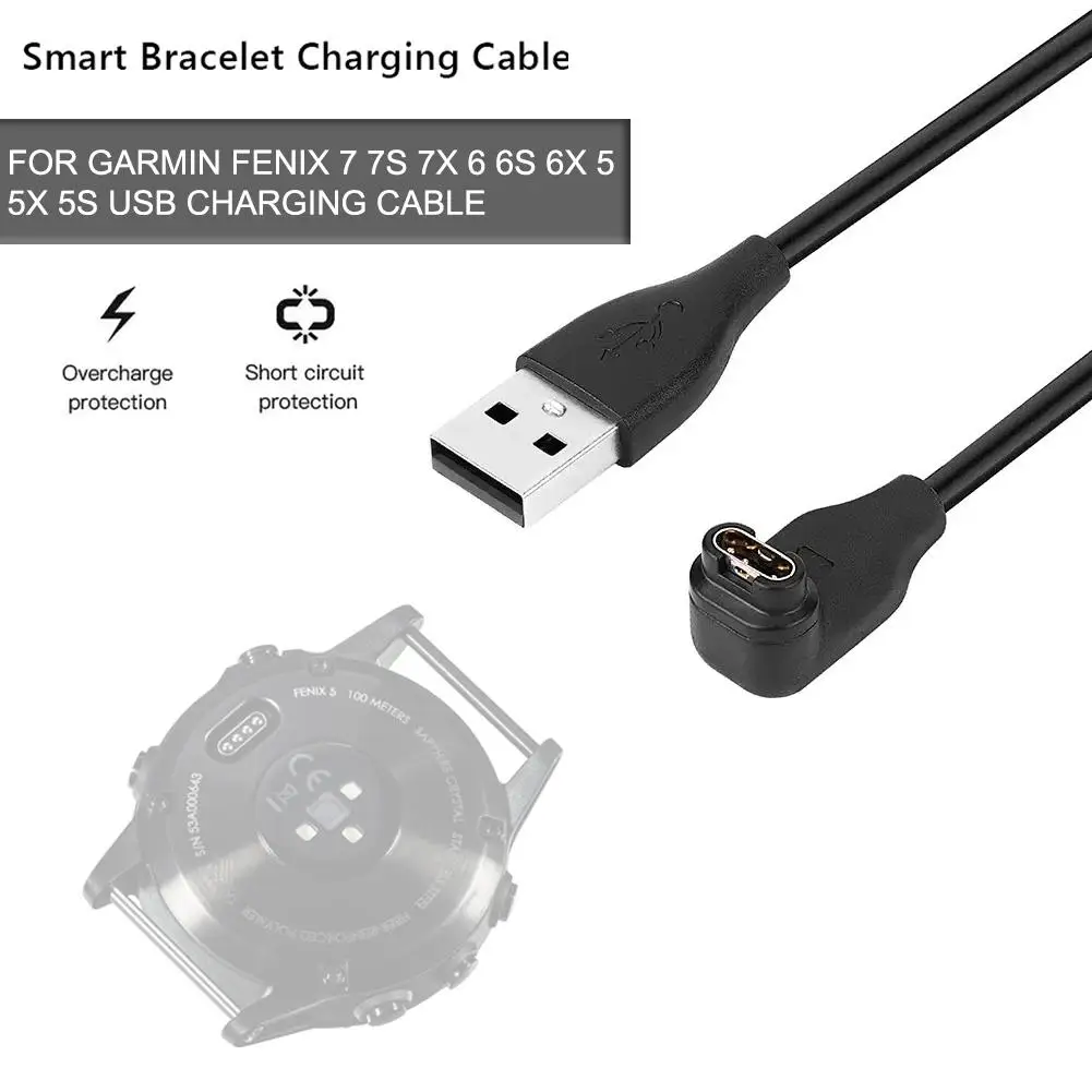 Kabel do ładowania USB dla Garmin Fenix 7 7S 7x6 6S 6x5 5X 5S Vivoactive 3 prekursor ładowarka instynkt kabel do ładowania USB Cha U3B3