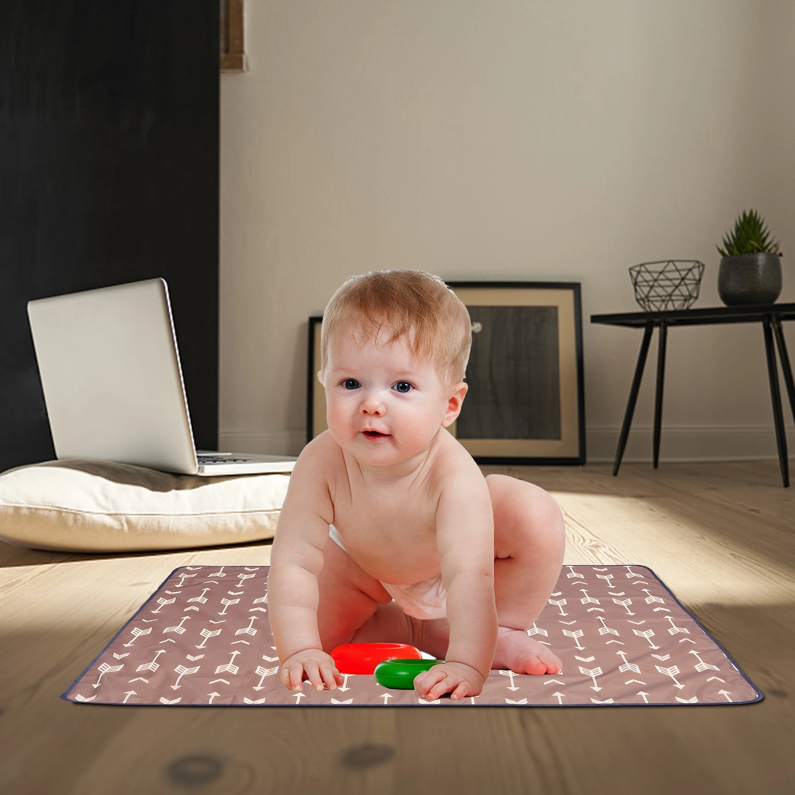 

Multi-functional Baby Play Mat Crawling Mat Water Resistant Floor Mat For Kids Picnic Blanket Camping Mat Polyester