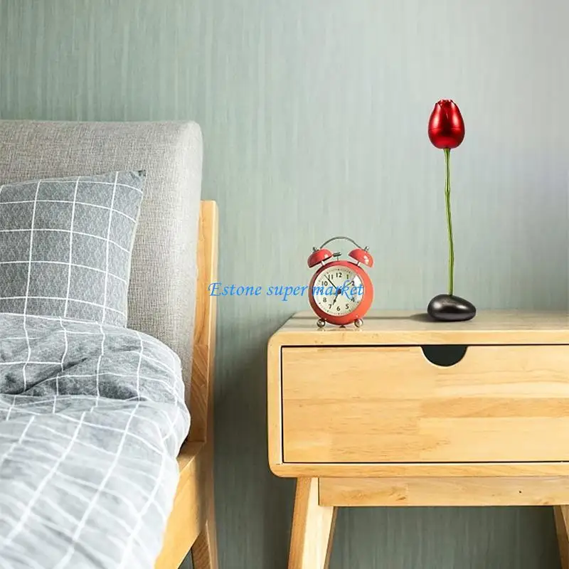 090B FLORES ARTIFICIAIS RED REMOMANCA REMACTOMANA PARA A ESPERA namorada Mãe Anniversary