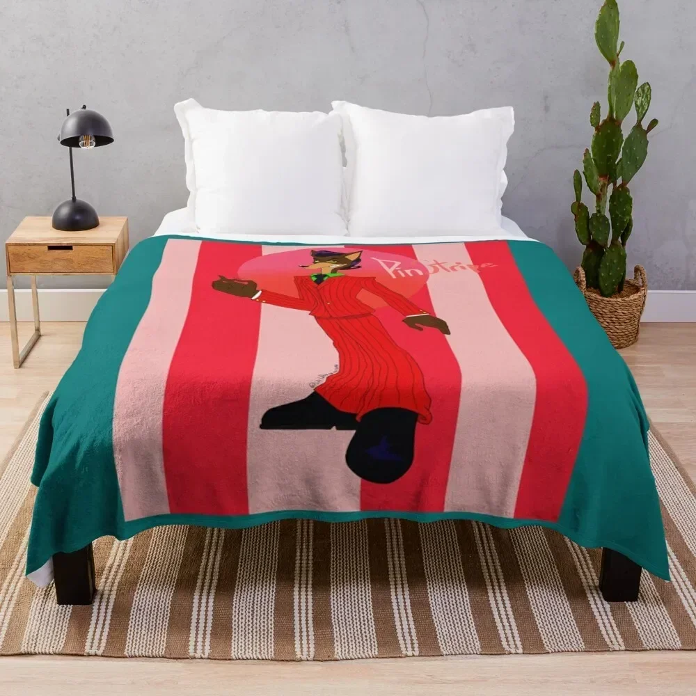 Pinstripe Potoroo Throw Blanket Designers For Decorative Sofa Bed Fashionable Picnic Blankets