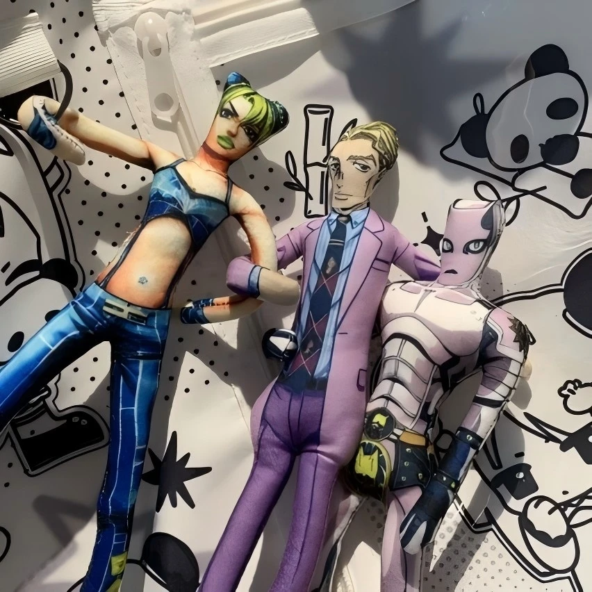 Nuevo Peluche de Ratón de Dibujos Animados de 28 cm de JOJO's Bizarre Adventure 2026, Figura de Esqueleto Suave Creativa para Decoración del Hogar, Coleccionable
