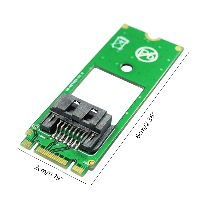 Untuk B-M M.2, untuk kunci kartu Sata 3.0 untuk M.2 NGFF ke Sata3 7 Pin kartu papan adaptor konverter