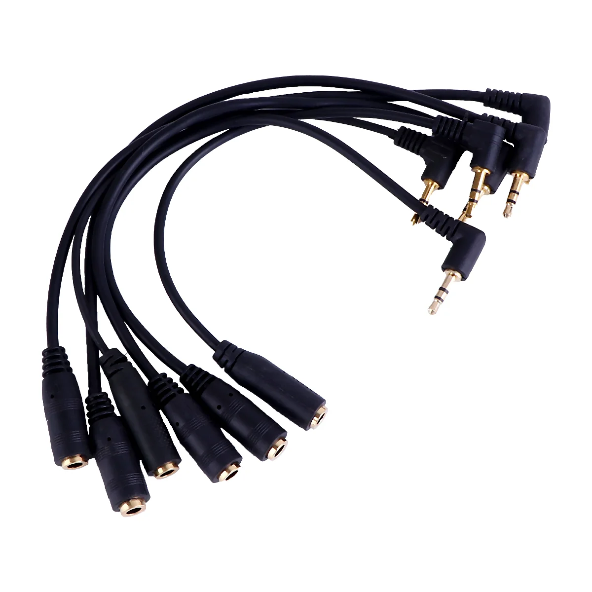 

Audio Adapter Cable Headphone 25mm Male to 35mm Female Extension Black Adaptor