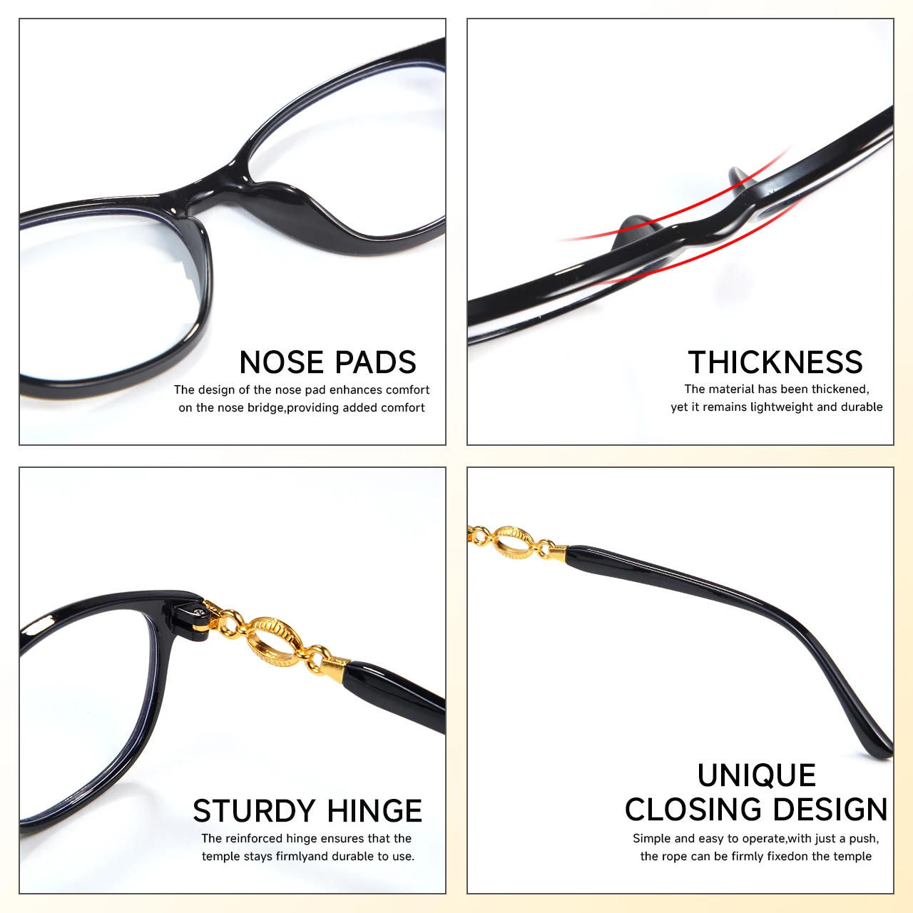 2 قطعة 3 في 1 نظارات القراءة التقدمية للنساء الكمبيوتر والقراءة استخدام النظارات مع قوة الوصفة الطبية + 1.0 إلى + 3.0