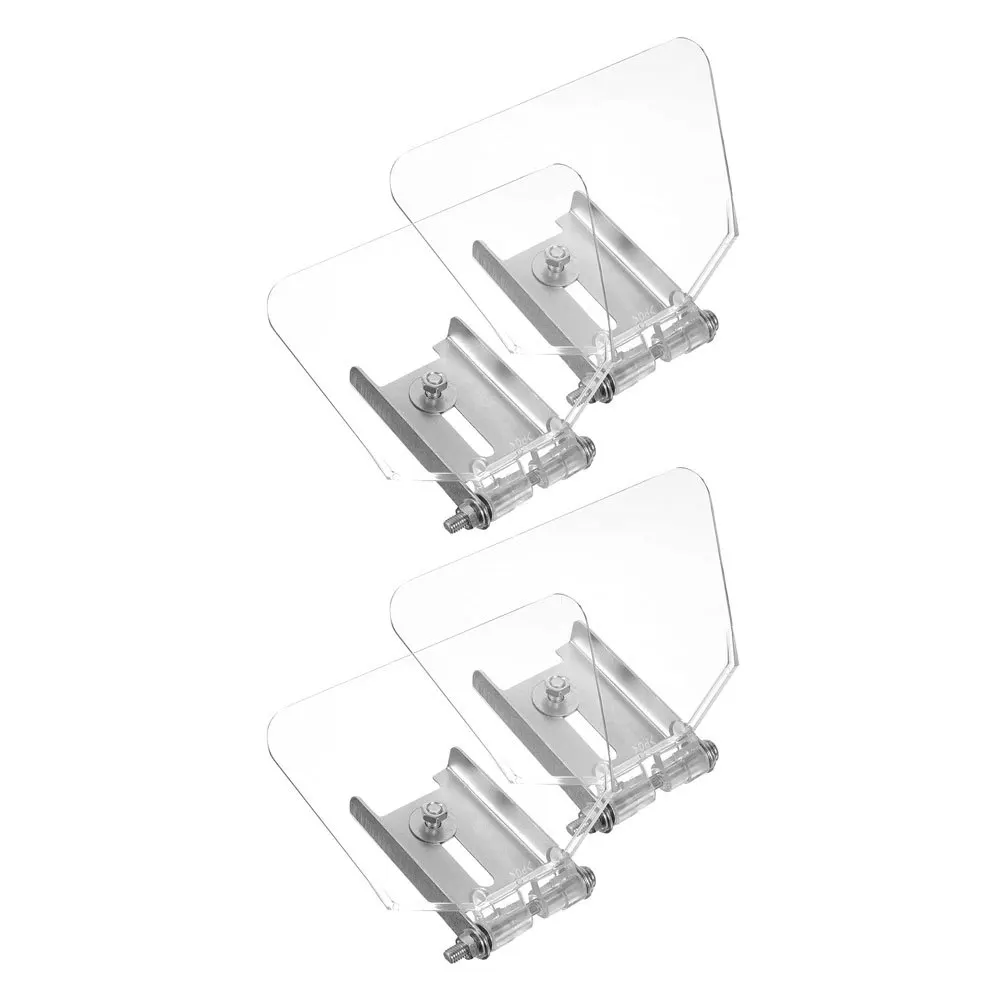 

4Pcs Bench Grinder Shields Transparent Eye Protection Dust Guard Compact Size Easy Installation Safety Accessory