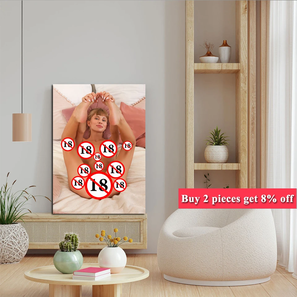 

Sensual Nude Photography Poster Artistic Room Decor Canvas Bold Nude Artistic Explicit Wall Art
