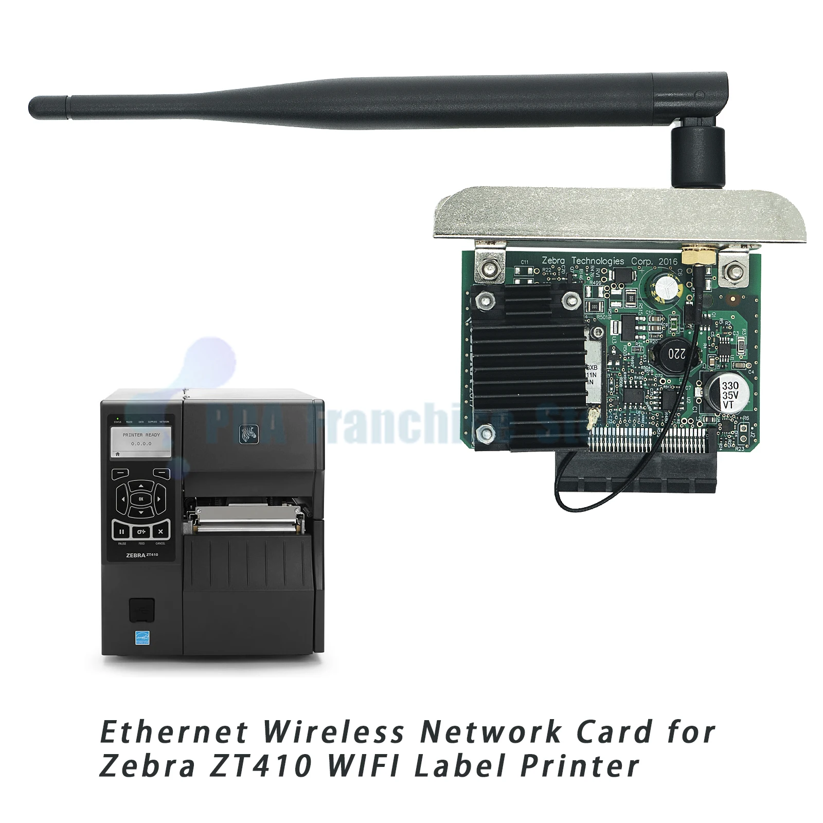 الشحن من الولايات المتحدة، P 1033782 -101 بطاقة شبكة WiFi لاسلكية لـ Zebra ZT210 ZT230 ZT410 ZT420، العلامة التجارية الجديدة