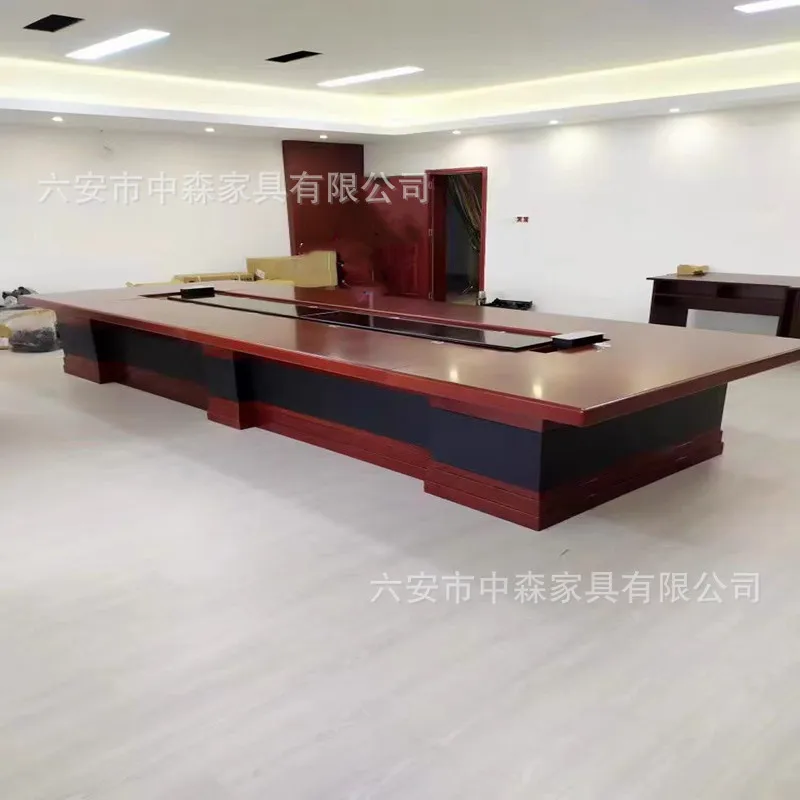 Large paintedveneer  business training table conference room large conference table reception