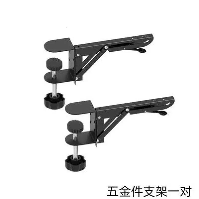 desktop extension hardware, long computer hand bracket, hole free widening board