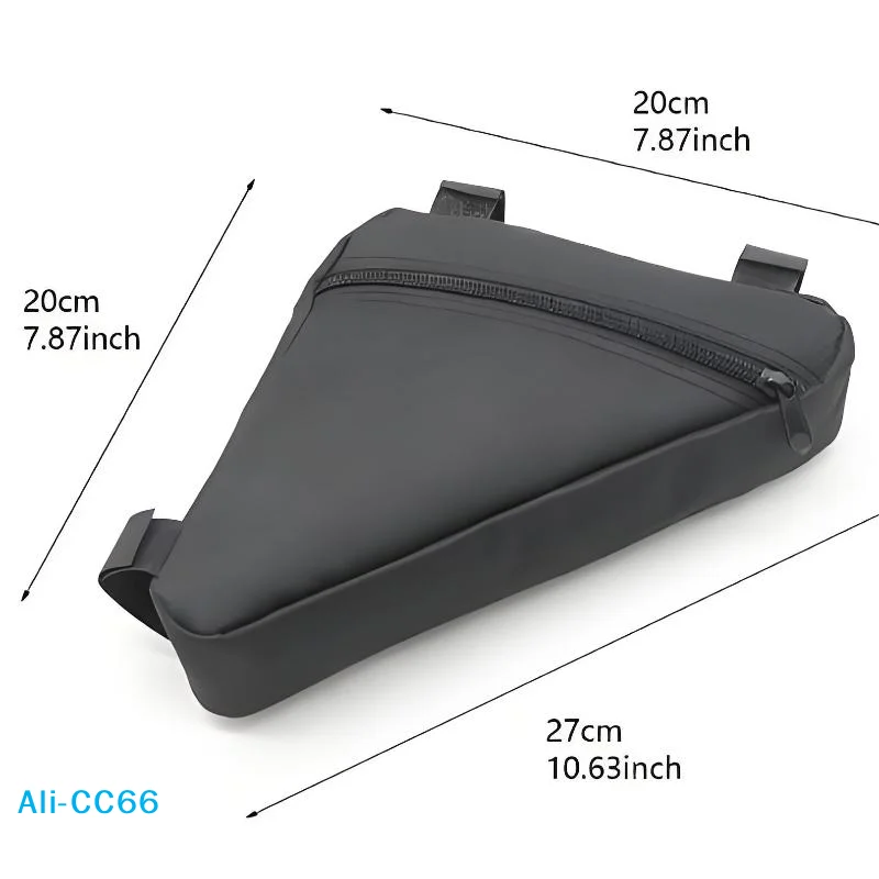 【C】Bicycle Triangle Bag Bike Frame Front Tube Waterproof Bag Cycling Bag Tool Pack Bicycle Storage Bag Bicycle Accessories