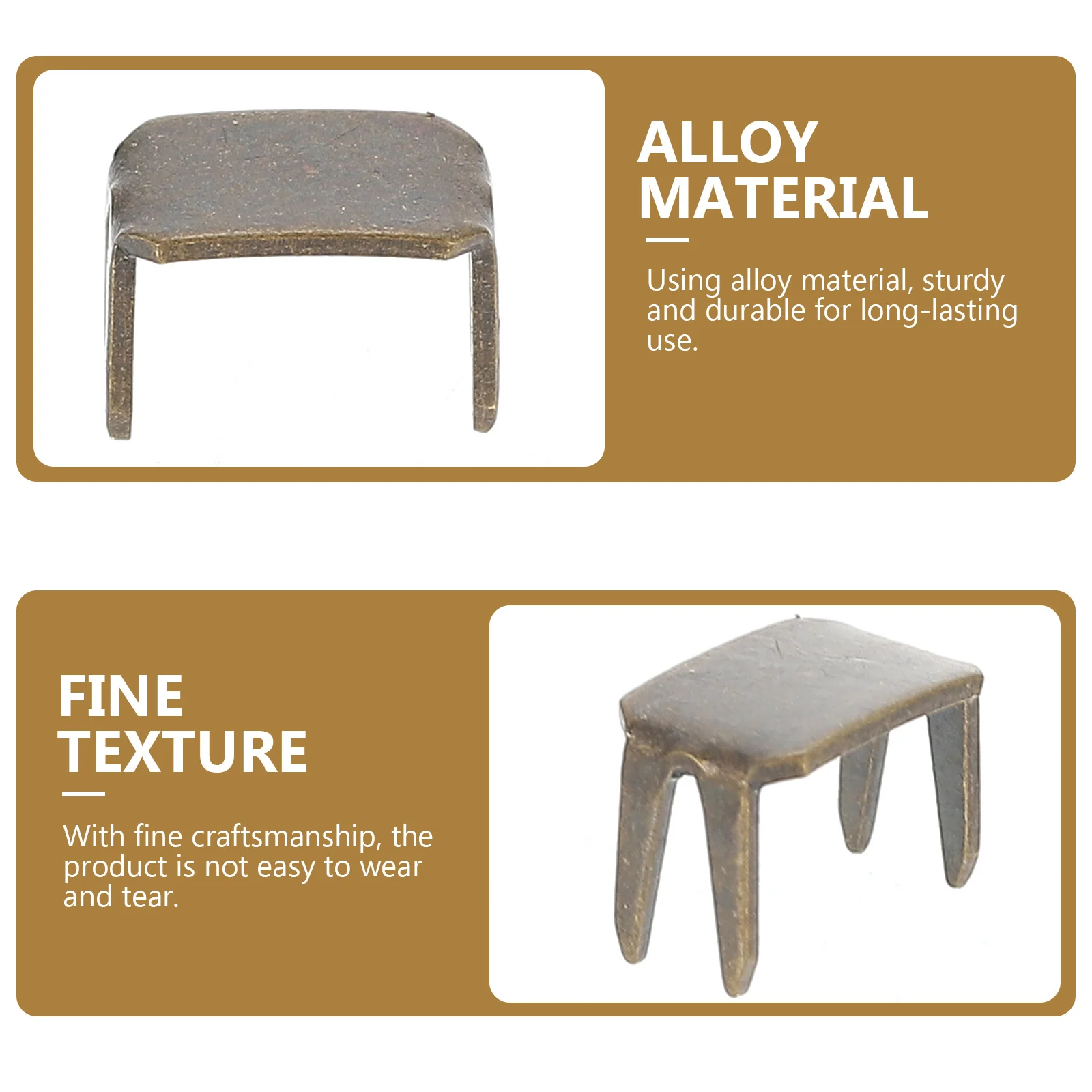 

1Set Zipper Repair Kit Alloy Zipper Bottom Stops Replacement Stops for Clothes Bag Jacket Outdoor Tent Durable Practical