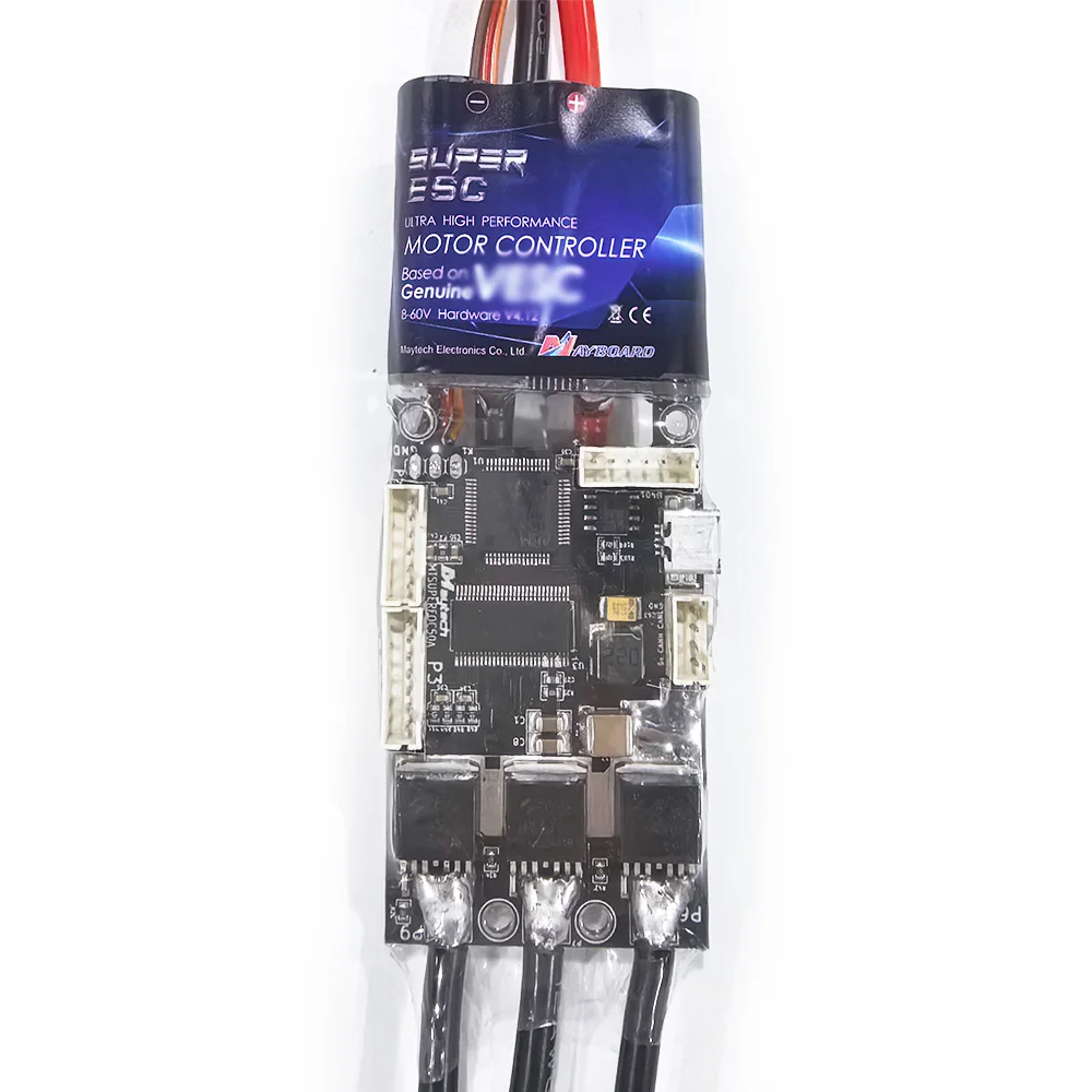 Maytech MTSPF50A 12S ใหม่รุ่นหุ่นยนต์ไฟฟ้า Super ESC Speed Controller ขึ้นอยู่กับ V4 สําหรับต่อสู้หุ่นยนต์สเก็ตบอร์ดไฟฟ้า