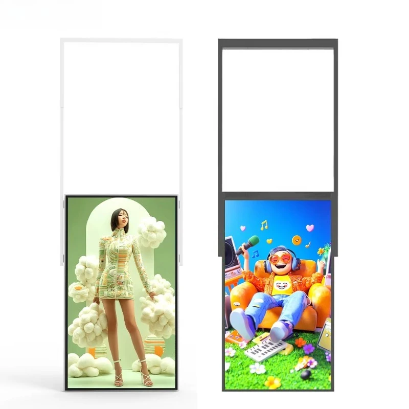Ceiling Hanging High Brightness Window LCD Display 43 49 55 Inch Android Digital Signage Advertising Screen for Store Window