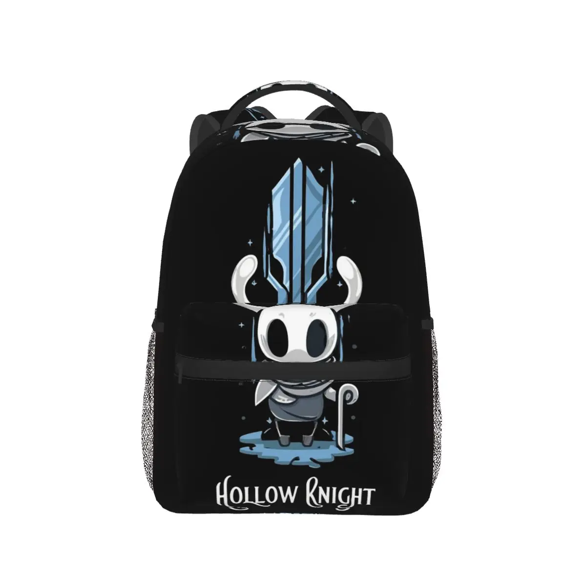 City Of Tears Knight Resting Quirrel With Little Ghost And Nail - Hollow Knight Backpack Daypack BookBag Bag Shoulder Bags