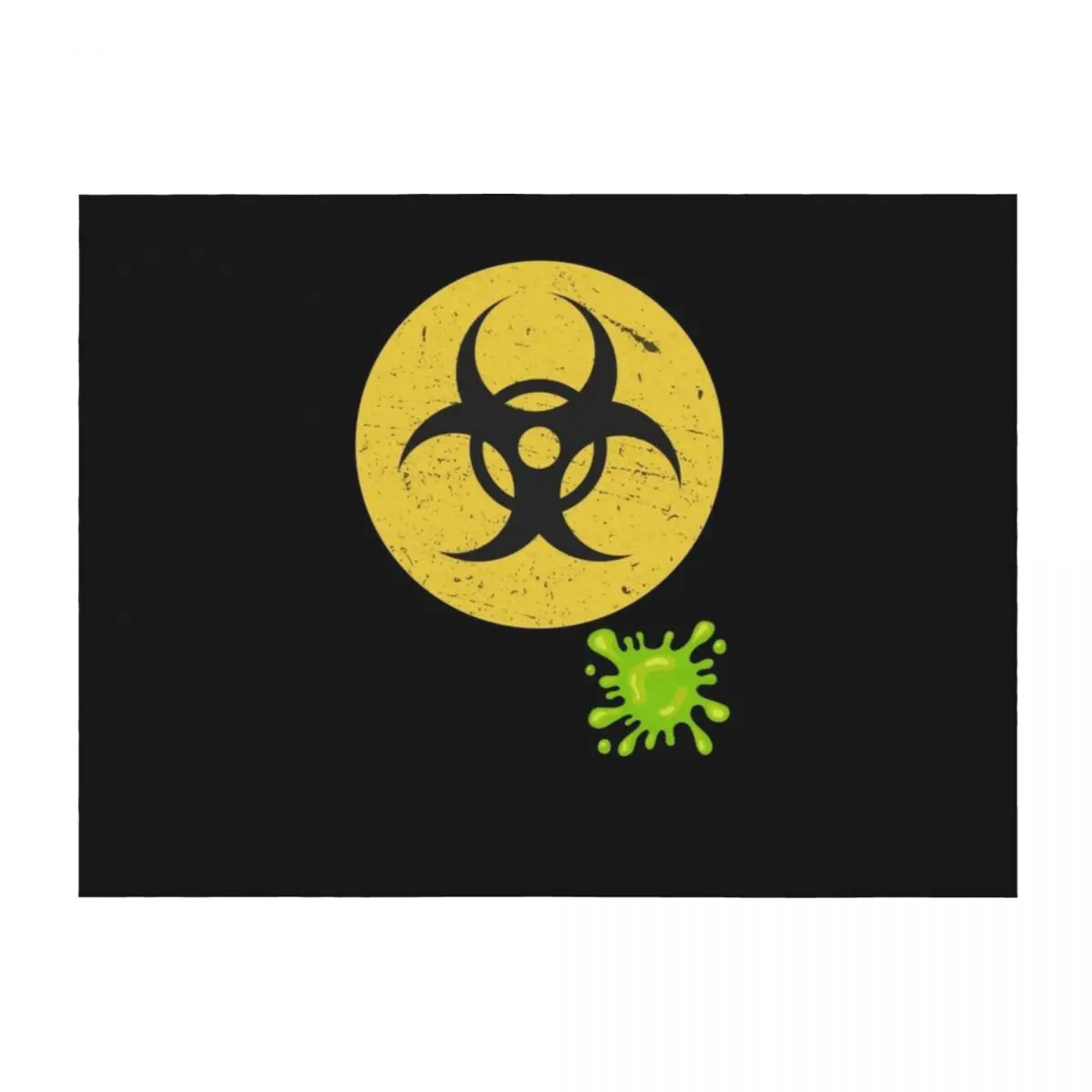 

biohazard toxic Throw Blanket Moving Cute Plaid sofa bed Blankets For Baby Blankets