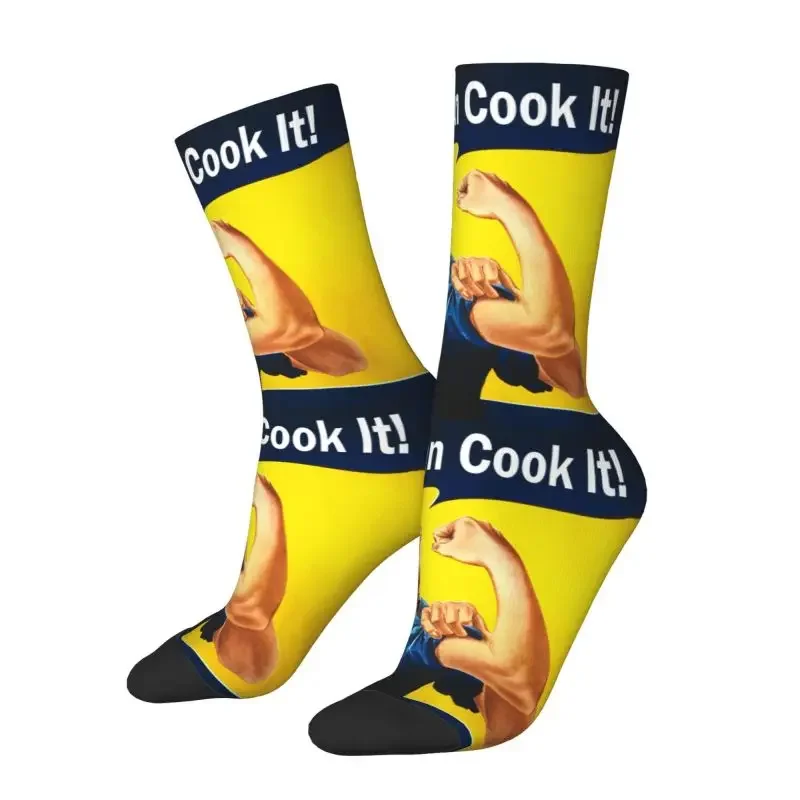 Walter White We Can Cook It Mens Crew Socks Unisex Novelty Breaking Bad Heisenberg TV Spring Summer Autumn Winter Dress Socks