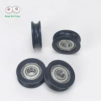 U Groove POM Plastic-Coated Bearings, Sliding Door Pulley, Furniture Nylon Wheel, Slot Wheel, Rail Wheel, Drive Rollers 3
