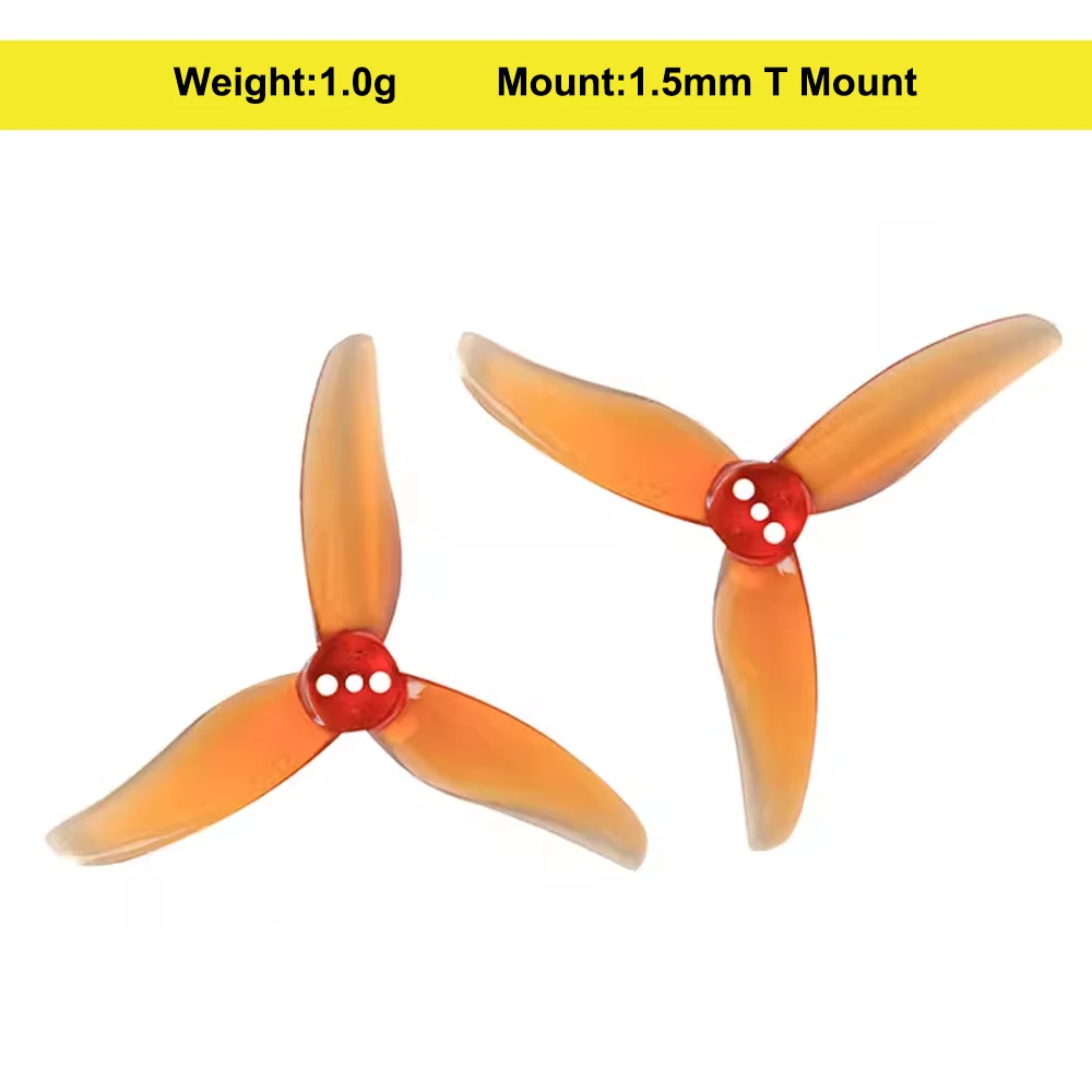 Gemfan 2520 Hurricane 2520-3 2Inch 3-Blade 2.5x2.0x3 Propeller Three Holes 1.5mm FPV Propeller for FPV Racing Toothpick Drone