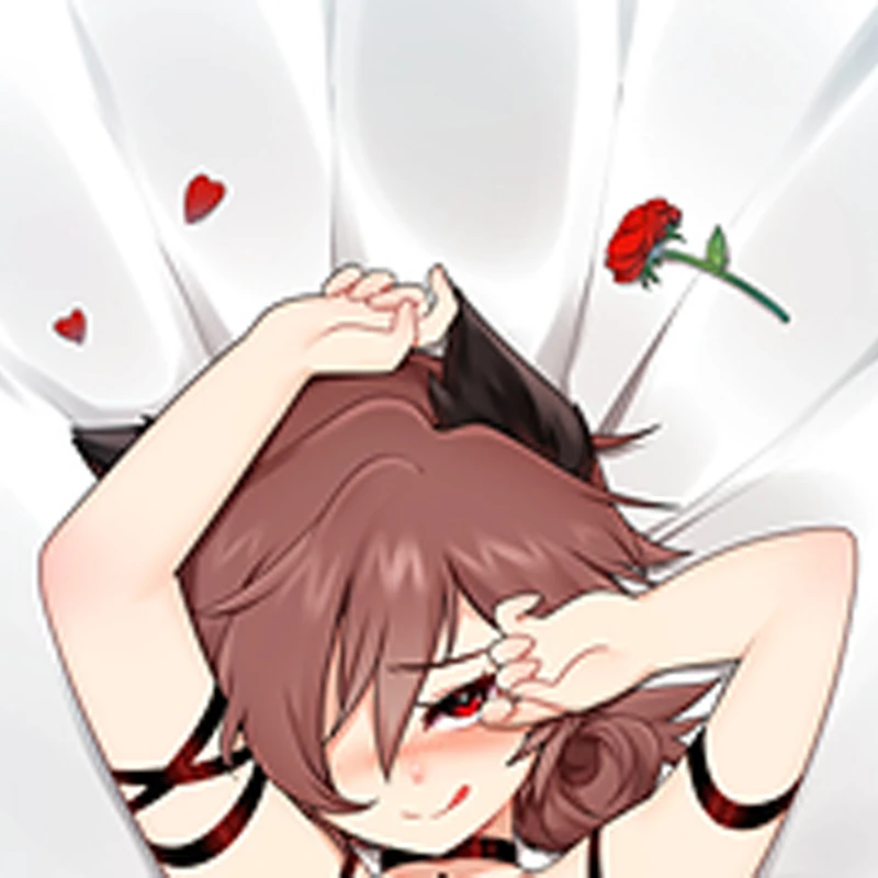 

Anime Dakimakura Pillow Case Nichi Sexy and Busty Beautiful Girl Double-Sided Halloween