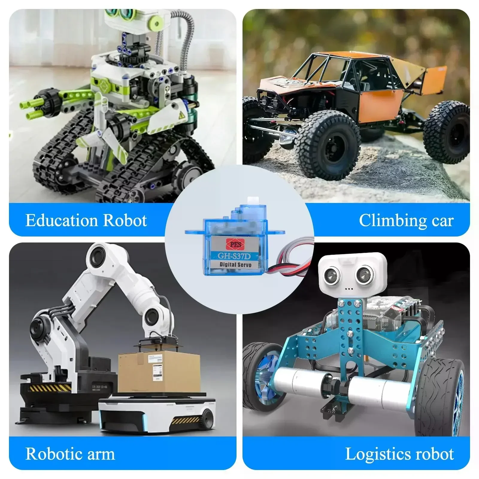 0.8kg.cm Micro Digital Servo Mini Super Light 3.7g 90 Degree for Control Aircraft Flight Direction RC Plane Helicopter Boat Car