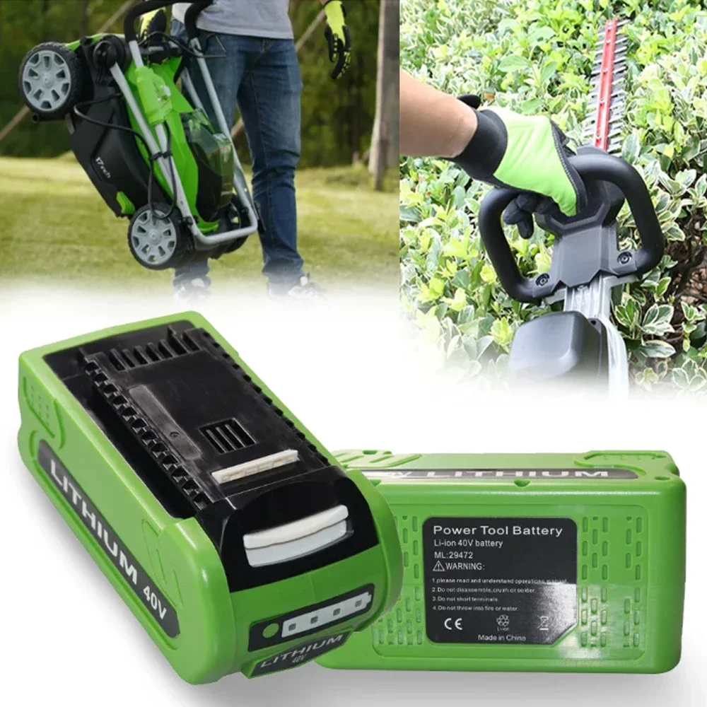 40V 3000mAh/4000mAh/5000mAh Li-ion Rechargeable Battery for Greenworks 29462 29472 29282G-Max Gmax LawnmoWer Power Tools