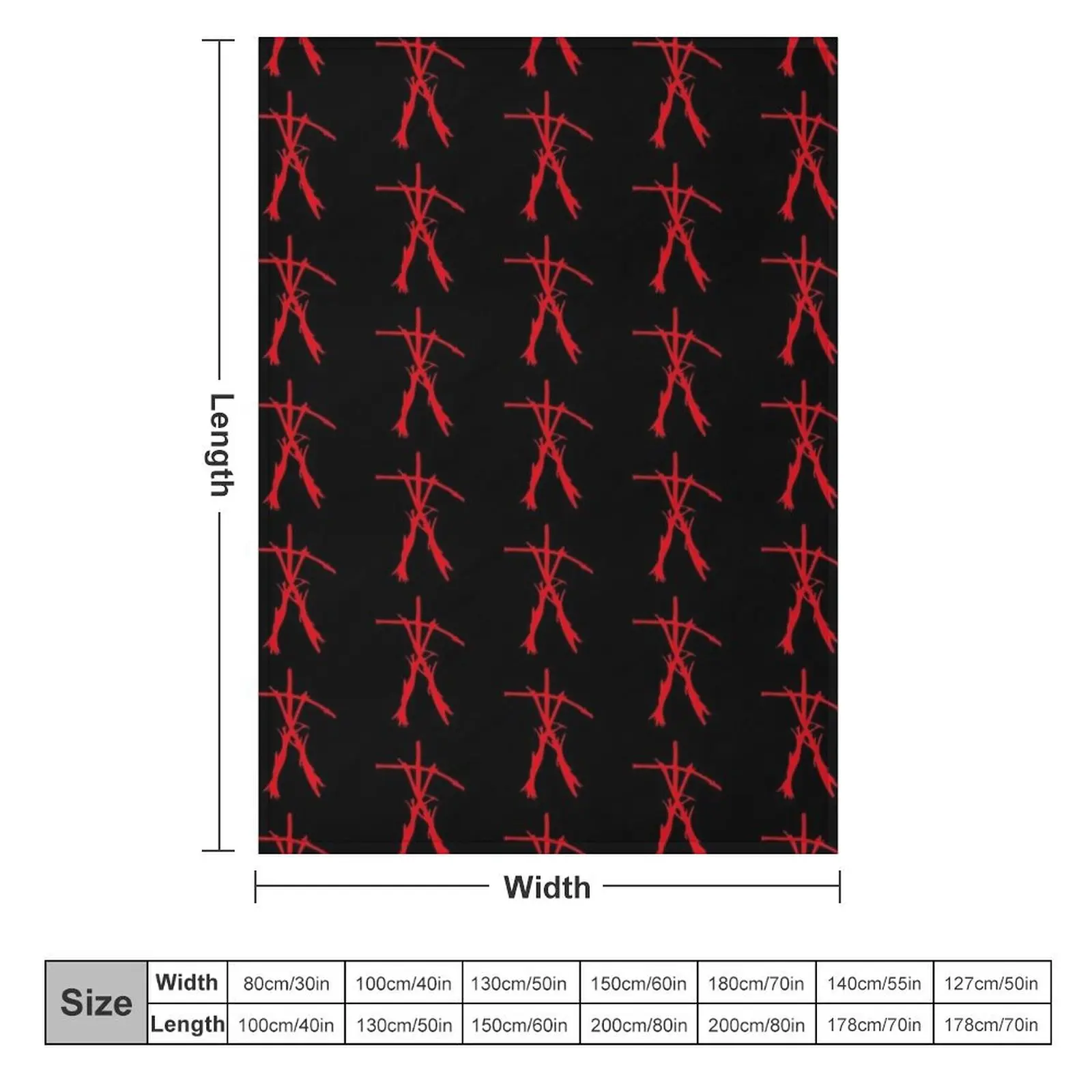 The Blair Witch stick figures wood red symbol horror movie 2000s classic scary forest Throw Blanket manga funny gift Blankets