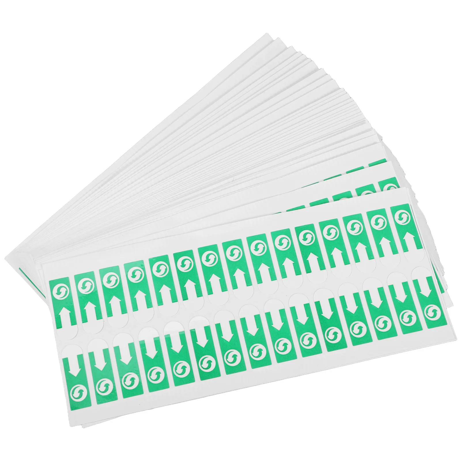 

1000Pcs Arrow Sealing Labels Non Residue Adhesive Bag Marking Stickers Garbage Envelope Opening Direction Arrow Decals