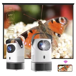 ATB Smart Mini Projector Android 11 WiFi6 Support 4K 1080P 2.4G&5G WiFi 1920*1080P Smart Home Cinema Portable Projector TS-1