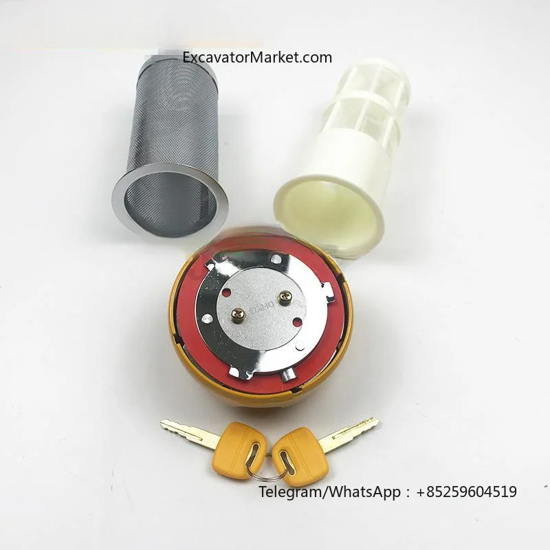 High Quality For XCMG XE75D 80 60 135 150 210 335 Fuel tank cap Diesel tank cap filter high quality excavator