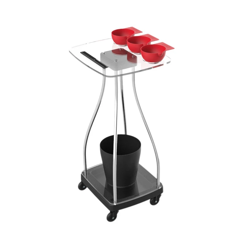 Acrylic Hair Dye Tray with Bucket Salon-Grade Portable Hair Dyeing Tool Features Magnetic Bowl