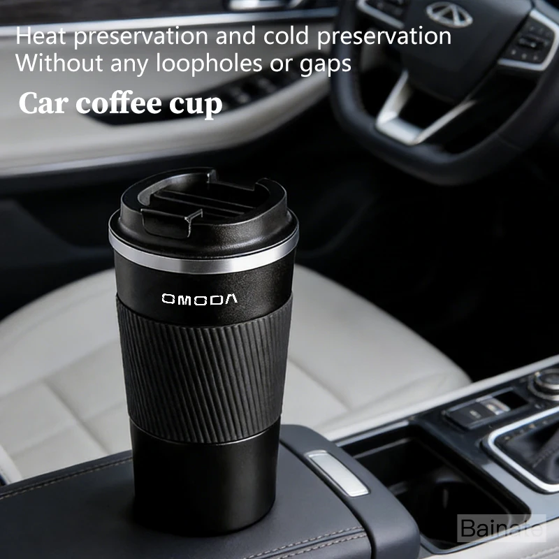 510ml Edelstahl-Kaffeebecher Thermoskanne, für OMODA 5 E5 OMODA C5 O5 OMODA C7 C9, Reise-Auto-Isolierflasche Zubehör – Detail 1