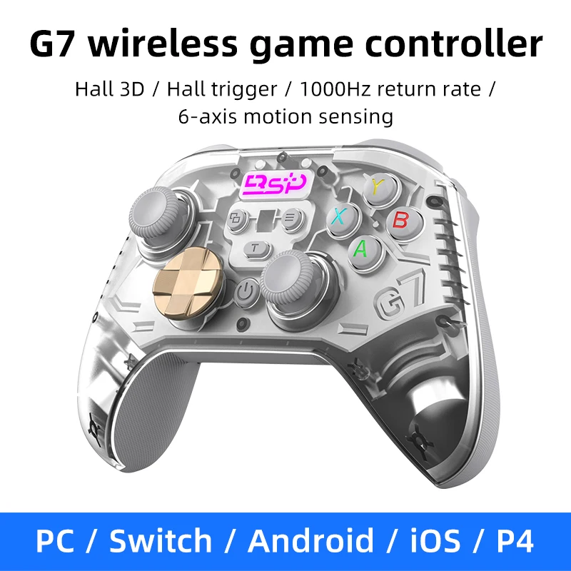 Новый-беспроводной-игровой-контроллер-g7-джойстик-и-триггеры-hall-поддерживает-switch-android-ios-p4-pc-обновленный-геймпад-g6