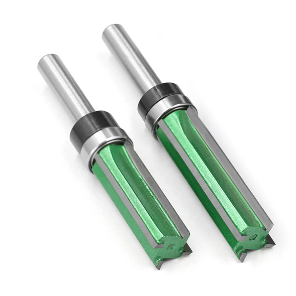 

Набор фрез для деревообработки, 2 шт., фреза с хвостовиком 8 мм с защитой от ударов для гладкой обрезки и профессиональной отделки