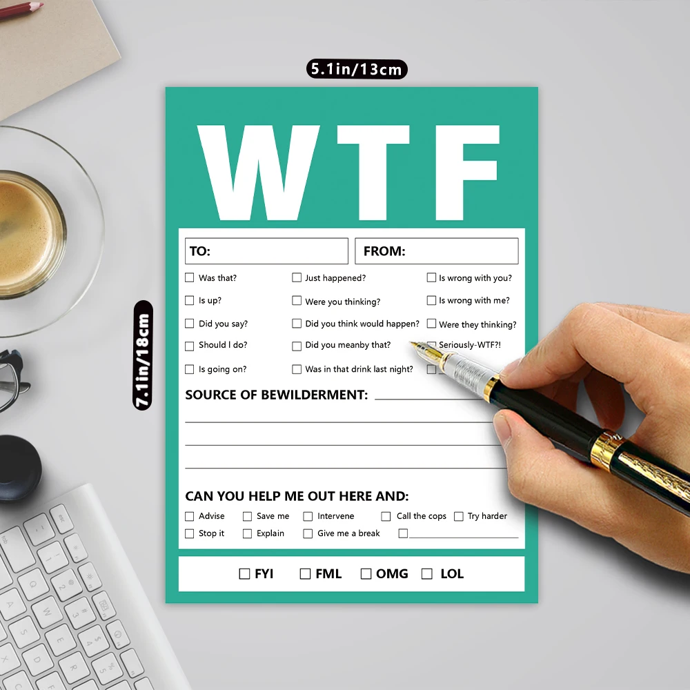 1 stuk taken-do notitieblok - 50 vel dagelijks planner notitieblok, 5,1x7,1 inch, afscheurbaar notitieblok, thuis, kantoor, memo, notitieboekje, terug naar school