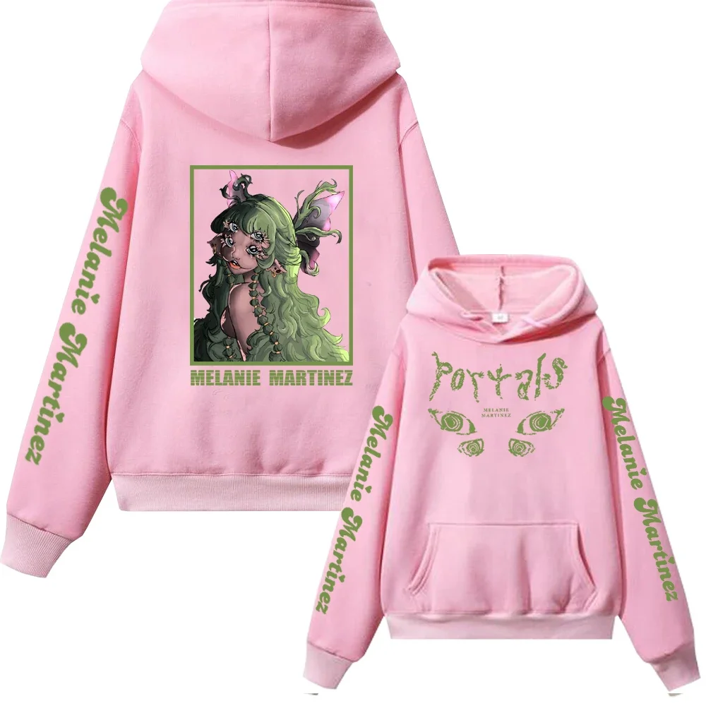 2024 Melanie Martinez Portals Tour Printed Hoodies Women Men Fleece Comfortable Hooded Sweatshirts Harajuku Hip Hop Street Hoody