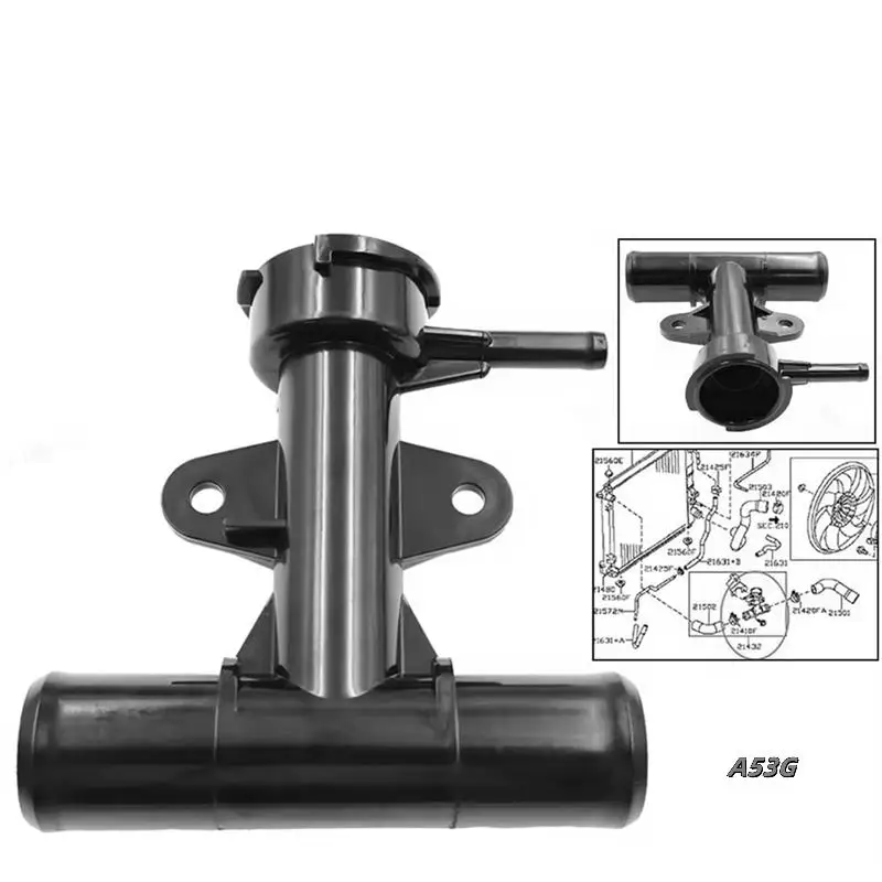 

4 Pcs Car Radiator Filler Neck 21418-1HK3A For Nissan Versa 1.6L 2012-2019 March 1.6L 2011-2022