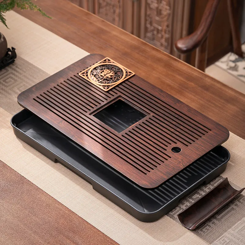 Decorative Serving Tea Tray Ceremony Valet Hospitality Office Tableware Tea Tray Rectangle Japanese Bandejas Home Decorationgs