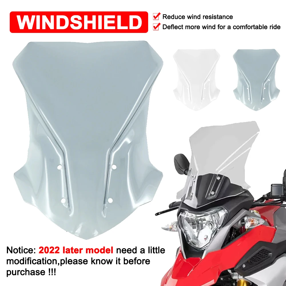 Windshield gs 310 Fairing Windscreen For BMW G310GS G 310 GS 2017-2023 Motorcycle Double Bubble Screen Wind Deflector Protector