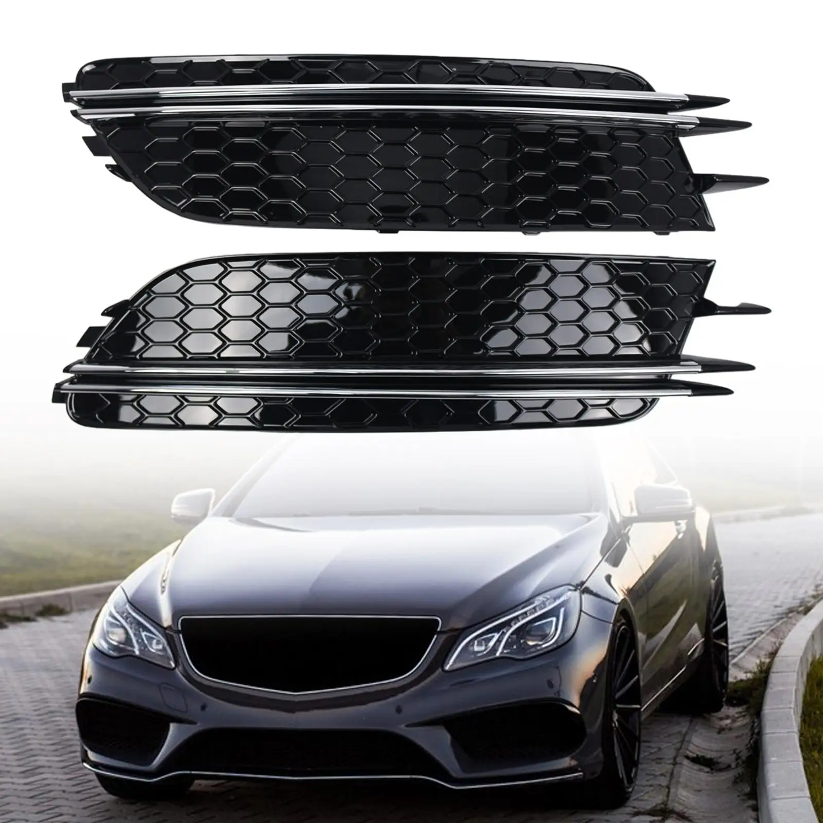 

4G0807681 Fog Light Grid Cover Fog Light Grille Durable High Performance Spare Parts Premium 4G0807682F 4G0807682 for A6 C7