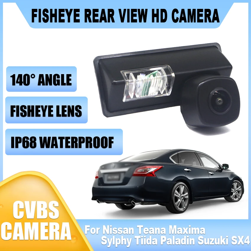 CCD Full HD Car Rear View Reverse Camera Parking Auxiliary For Nissan Teana Maxima Sylphy Tiida Paladin For Suzuki SX4