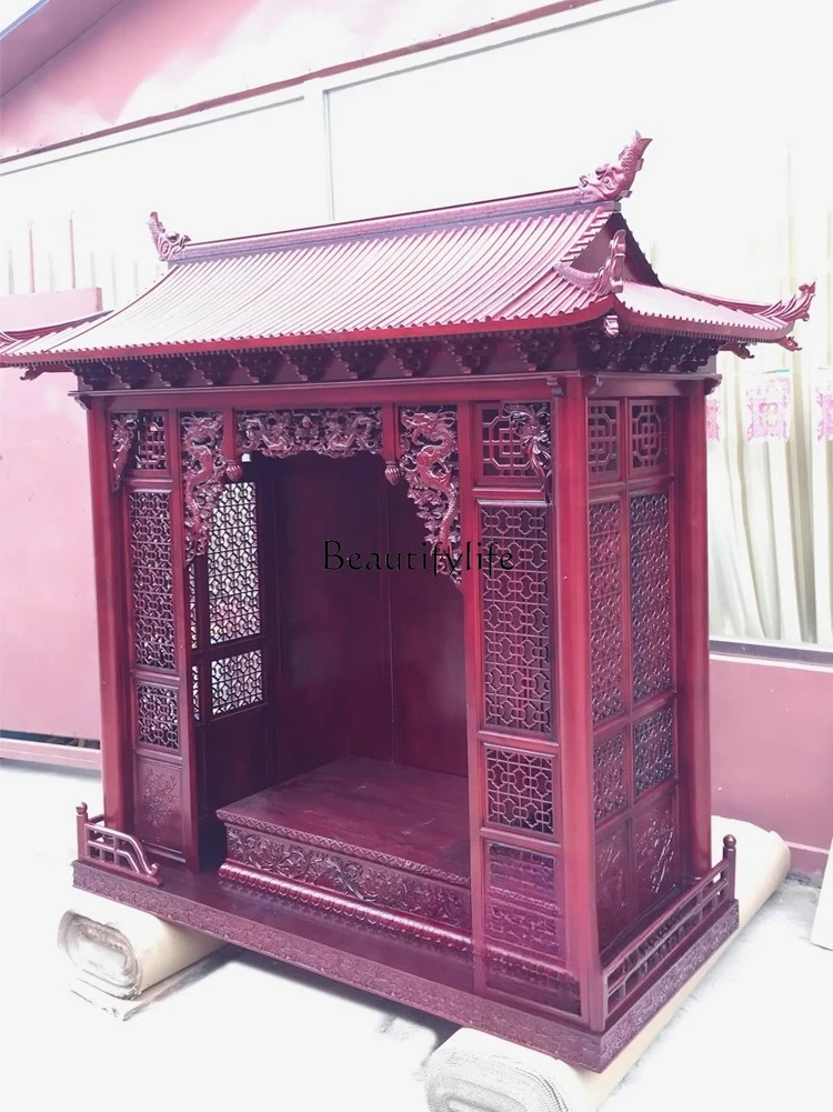 

02 ls 18 Rooftop casket household Buddhist altar offering platform