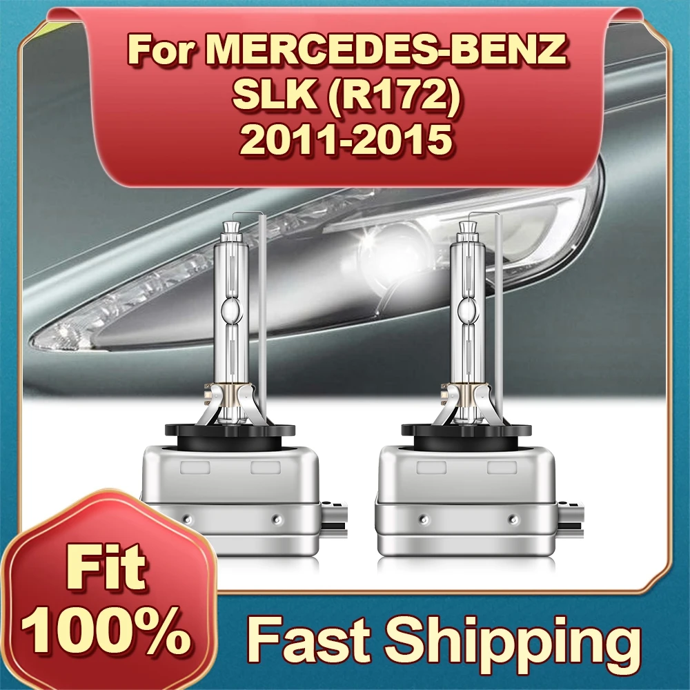 

2Pcs Headlight D1S 6000K HID Xenon Bulb 35W Car Light For MERCEDES-BENZ SLK (R172) 2011 2012 2013 2014 2015