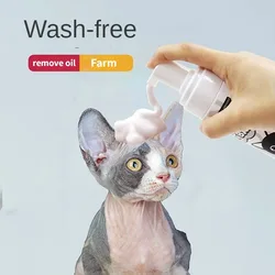 Sphinx Cat Pet Shampoo Oil Control Degreasing Bath Lotion Moisturizing Devons Finx Cat Free foam