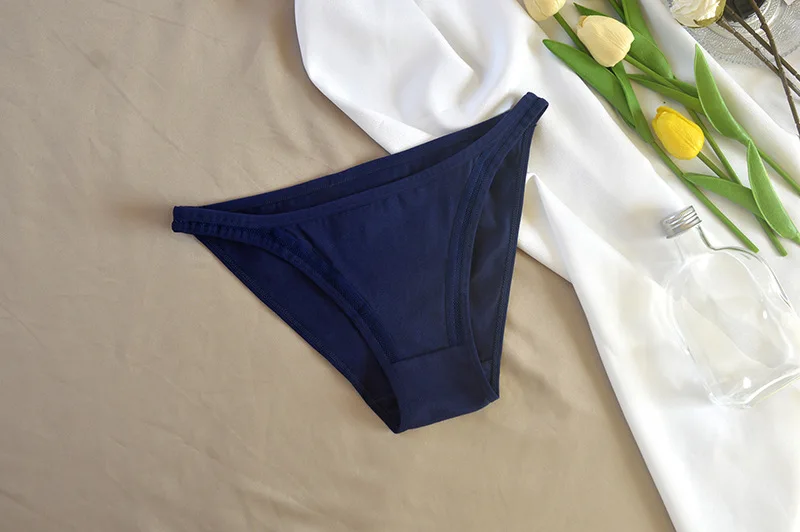 3 Teile/satz Frauen Baumwolle Höschen Weibliche Mesh Unterhose Einfarbig Bikini-Slip Unterwäsche Damen Sexy Panty Mädchen Dessous – Detail 10